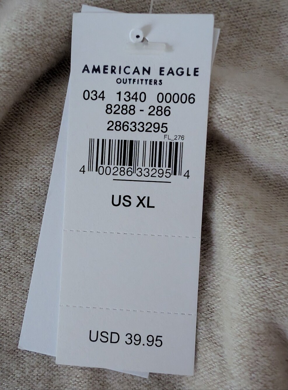 American Eagle Outfitters Cream Knit Hoodie Cardigan - Picture 2 of 7
